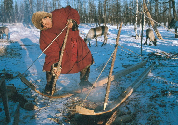 Нарты из лыж Нарты из лыж